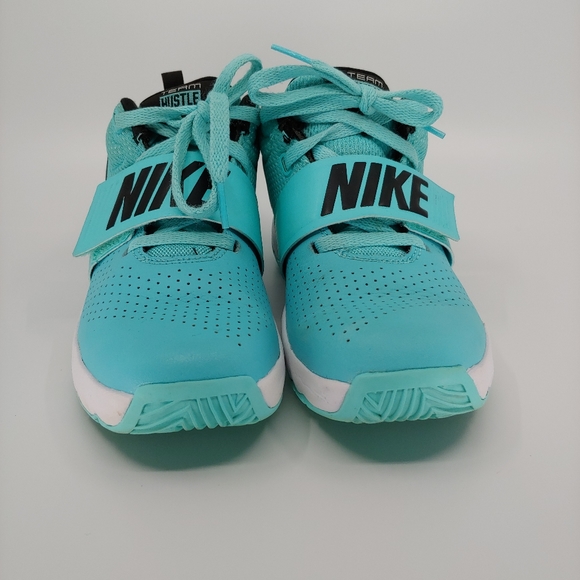 Nike Team Hustle D High Tops Teal 881942-302 - Picture 2 of 5